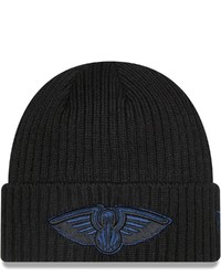 New Era Black New Orleans Pelicans Team Core Classic Cuffed Knit Hat At Nordstrom