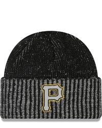 New Era Black Pittsburgh Pirates Pop Flect Cuffed Knit Hat At Nordstrom