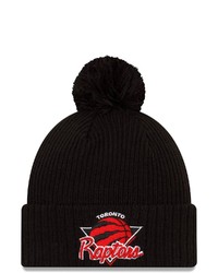 New Era Black Toronto Raptors 2021 Nba Tip Off Team Color Pom Cuffed Knit Hat At Nordstrom