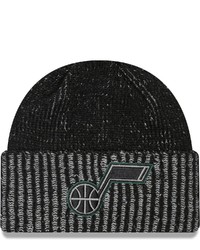 New Era Black Utah Jazz Popflect Cuffed Knit Hat At Nordstrom