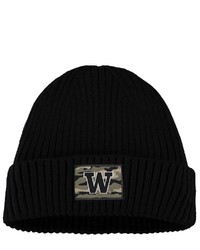 adidas Black Washington Huskies Military Appreciation Cuffed Knit Hat At Nordstrom