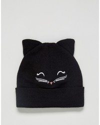 Asos Cat Embroidered Beanie