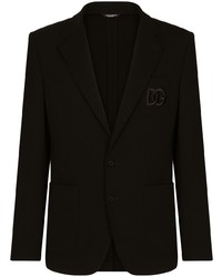 Dolce & Gabbana Dg Essentials Logo Embroidered Blazer