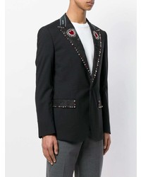 Dolce & Gabbana Embellished Collar Blazer