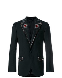 Dolce & Gabbana Embellished Collar Blazer