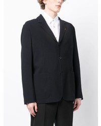 Paul Smith Embroidered Detail Single Breasted Blazer