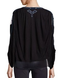 Free People Eden Embroidered Top