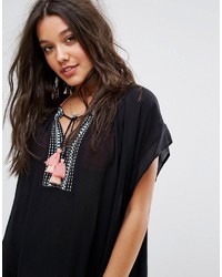 Seafolly Embroidered Beach Top