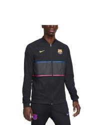 Nike Black Barcelona I96 Anthem Raglan Full Zip Jacket At Nordstrom