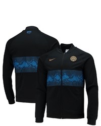 Nike Black Inter Milan I96 Anthem Raglan Full Zip Track Jacket At Nordstrom