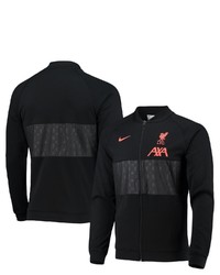 Nike Black Liverpool I96 Anthem Raglan Full Zip Track Jacket At Nordstrom