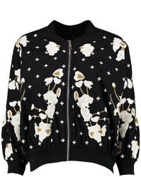 Boohoo Boutique Lauren Embroidered Bomber Jacket
