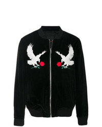 Intoxicated Eagle Embroidered Bomber Jacket