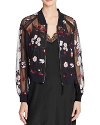 Lucy Paris Embroidered Bomber Jacket 100% Bloomingdales