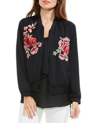 Vince Camuto Embroidered Bomber Jacket