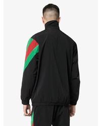 Gucci Embroidered Contrast Stripe Logo Track Jacket