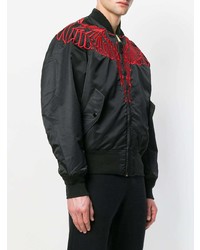 Marcelo Burlon County of Milan Embroidered Wing Bomber Ajcket