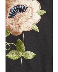 Glamorous Floral Embroidered Bomber Jacket