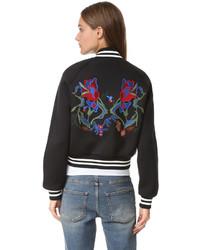 Tibi Marisol Embroidered Bomber Jacket