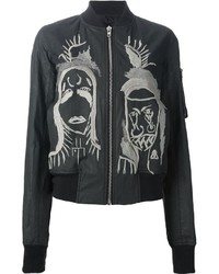 Rick Owens Embroidered Bomber Jacket