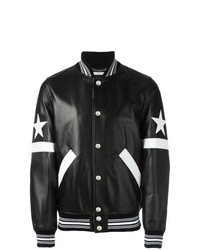 Givenchy Star And Stripe Appliqu Jacket Black