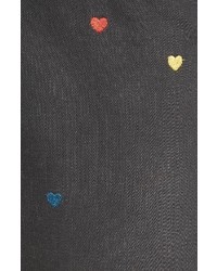 Stella McCartney Heart Embroidered Skinny Boyfriend Jeans