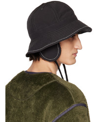 Barbour Black And Wander Edition Ear Flap Bucket Hat