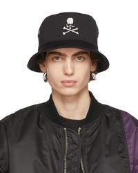 Mastermind Japan Black Embroidered Bucket Hat