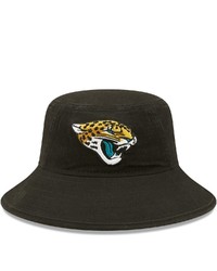 New Era Black Jacksonville Jaguars Logo Bucket Hat