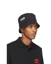 Han Kjobenhavn Black Logo Bucket Hat