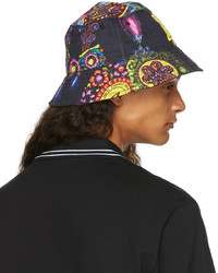 VERSACE JEANS COUTURE Black Regalia Bucket Hat