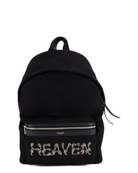 Saint Laurent City Embroidered Backpack