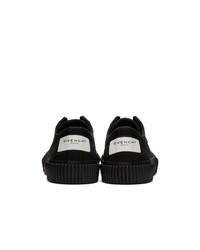 Givenchy Black Signature Low Light Tennis Sneakers