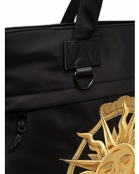 VERSACE JEANS COUTURE Embroidered Logo Tote Bag