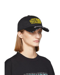 Vetements Black Star Wars Edition Logo Cap