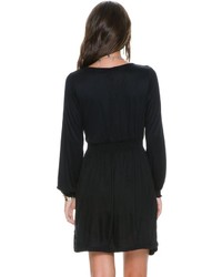 Angie Becca Embroidered Tunic Dress