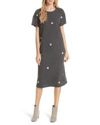 The Great Boxy Embroidered T Shirt Dress