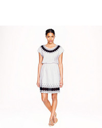 J.Crew Embroidered Scallop Dress