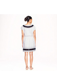J.Crew Embroidered Scallop Dress