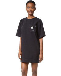 Marc Jacobs T Shirt Dress With Embroidery