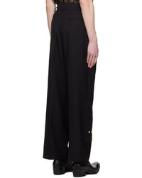 Feng Chen Wang Black Embroidered Trousers