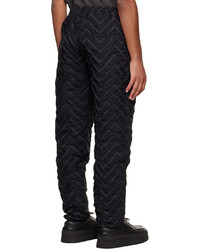 Song For The Mute Black Quilted Trousers