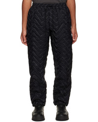 Song For The Mute Black Quilted Trousers