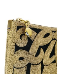 Anne Grand Clement Embroidered Clutch Bag