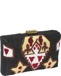 Moyna Handbags Handloom Silk Ikat Embroidered Box Bag
