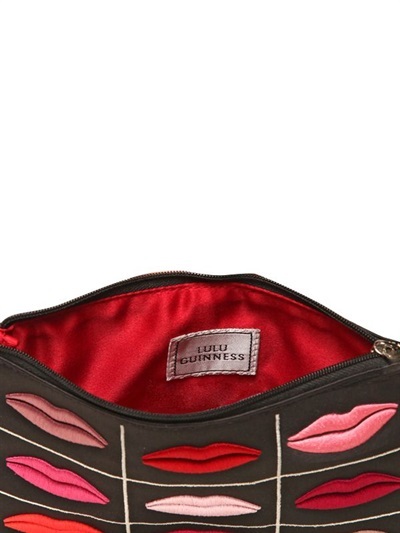 Buy Lulu Guinness Red Lips Make up Cosmetic Zipper Bag Pouch Online in  India - Etsy