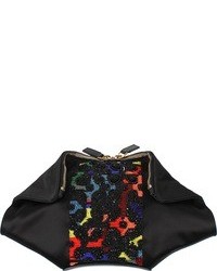 Alexander McQueen Small Multi Bead Embroidered Clutch