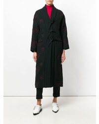Romeo Gigli Vintage Contrasting Embroidery Coat