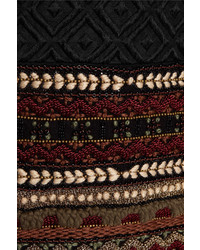 Etro Embellished Wool Blend Jacquard And Matelass Coat