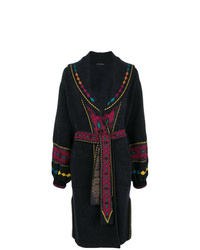 Etro Embroidered Dressing Gown Coat